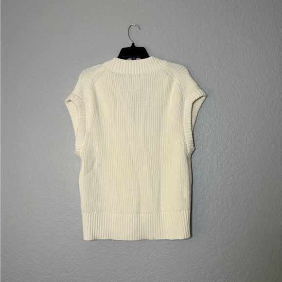 Banana Republic women’s Oversized Washable Cotton Sweater Vest size Xs - Picture 3 of 9